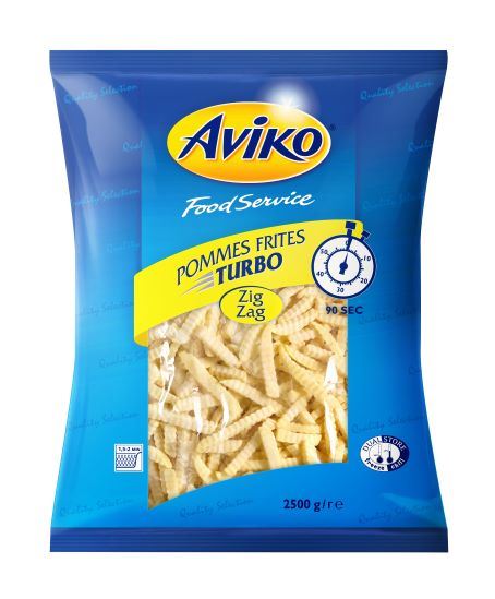 AVIKO POMMES FRITES TURBO ZIG ZAG/karbowane/2.5kg/