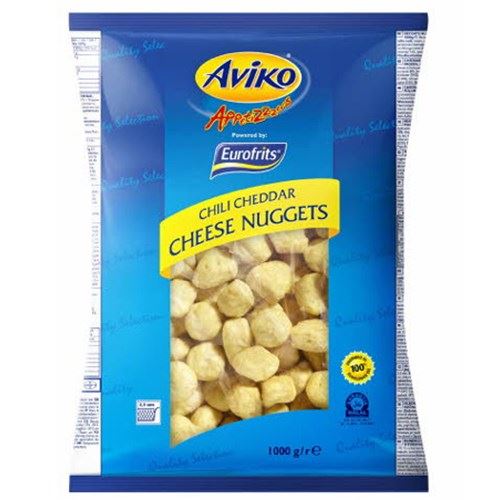AVIKO CHILLI CHEDDAR CHEESE NUGGETS /1kg/