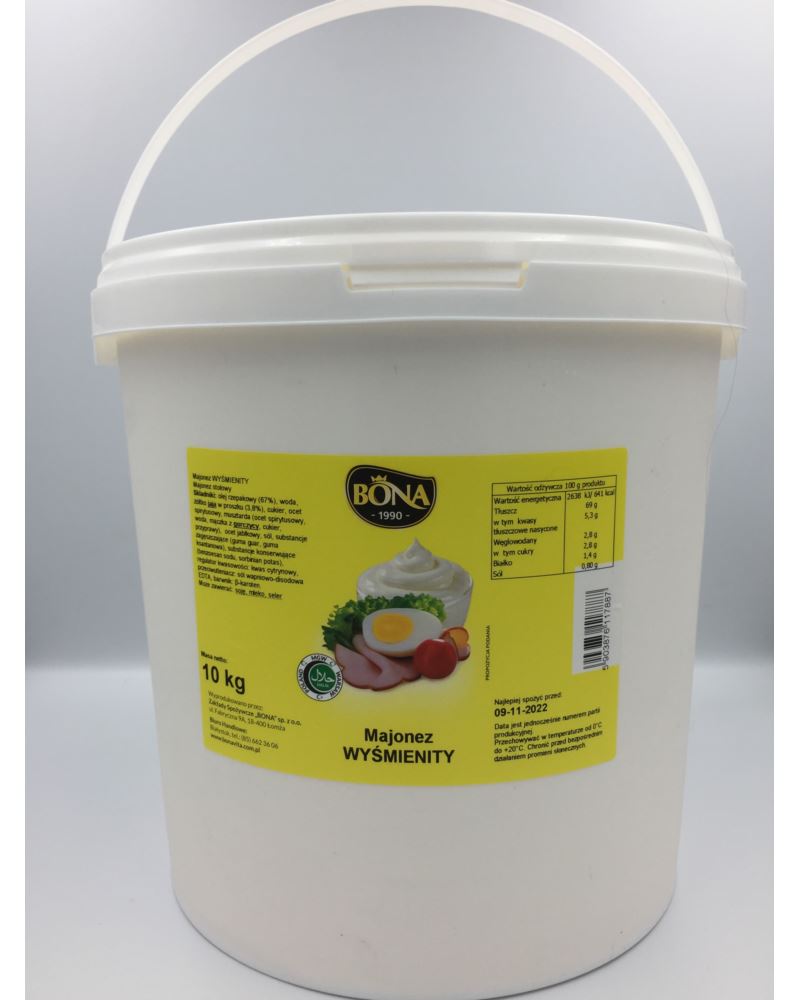 MAJONEZ WYŚMIENITY /10kg/ wiadro BONA