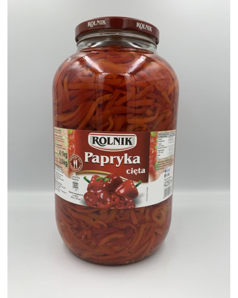 PAPRYKA CIĘTA 4250ml/2000g ROLNIK